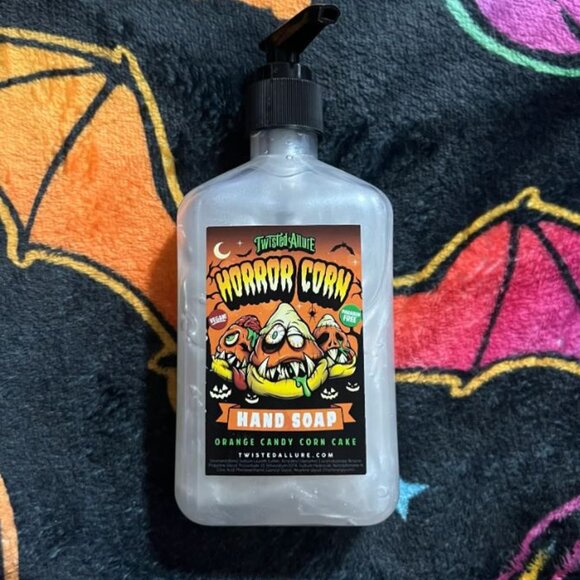 Twisted Allure ORANGE CANDY CORN CAKE Hand Soap HALLOWEEN Goth Super Yummy! - Picture 2 of 2